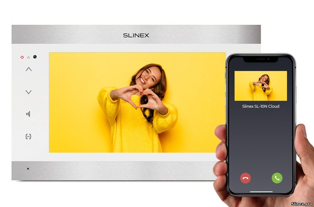 Комплект WI-FI видеодомофона Slinex SL-10N Cloud + Slinex ML-20HD