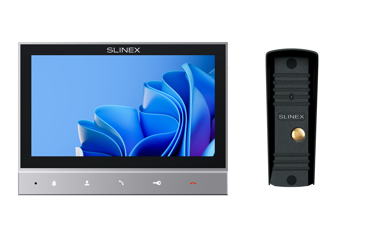 Кликните для увеличения изображения Комплект видеодомофона Slinex SK 7 Guard