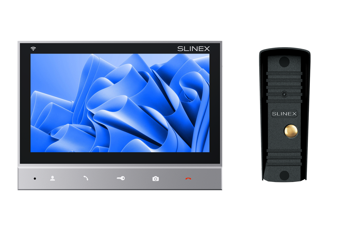 Кликните для увеличения изображения Комплект видеодомофона Slinex SK 7 Cloud